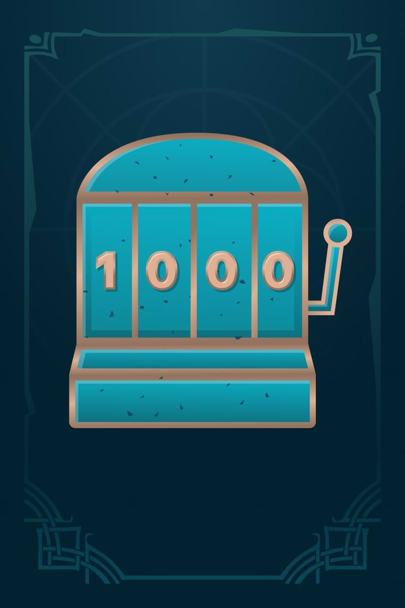 Make 1000 spins